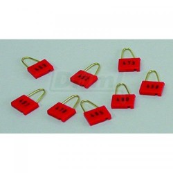 Křídelní známka pro kuřata s čísly plastová s drátěnou sponou, balení 50ks