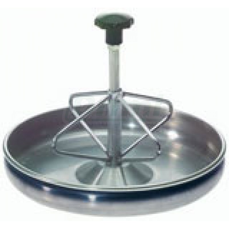 Miska pro krmení selat v porodním kotci - 2 l , nerez, s upínacím hákem na rošt