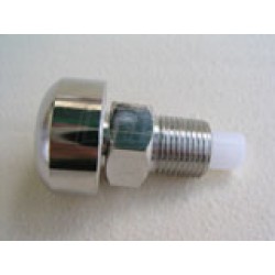 Kloboukový ventil 1/2 do mísových napáječek naší výroby - krátký, s šikmým otvorem