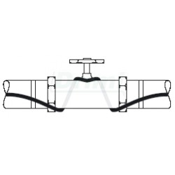 SR 82J 26W/m - 1 m samoregulačního kabelu, včetně ukončení a napojení 1m studeného připojovacího kabelu