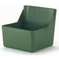 Žlab plastový, olivově zelený 6 l - ovce, telata 23x12 cm