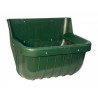 Žlab plastový, olivově zelený 15 l - s hranou, nesmontované, skot, koně 42x32x30 cm
