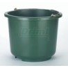 Vědro plastové olivově zelené 13 l - s kovovým madlem, velmi odolný plast