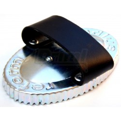 Hřbílko ADLUS oválné, reformní, s koženým páskem, zinkované