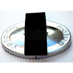 Hřbílko ADLUS oválné, reformní, s koženým páskem, zinkované