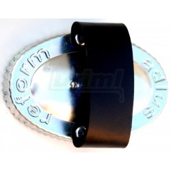 Hřbílko ADLUS oválné, reformní, s koženým páskem, zinkované