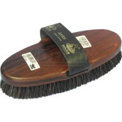 Kartáč žíněný orig. HAAS s koženým návlekem