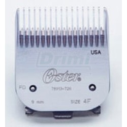 Stříhací hlava pro OSTER Golden A5, velikost 4F, délka zastřižení 9mm, pudli, závěrečná střiž, tlamy telat