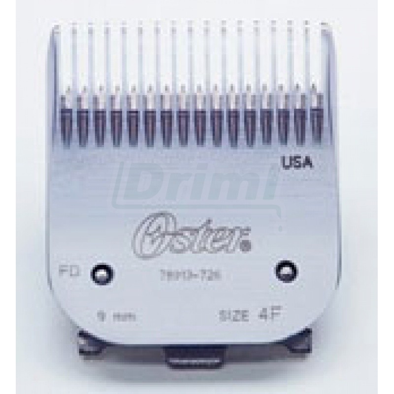 Stříhací hlava pro OSTER Golden A5, velikost 4F, délka zastřižení 9mm, pudli, závěrečná střiž, tlamy telat