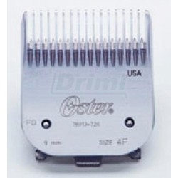 Stříhací hlava pro OSTER Golden A5, velikost 4F, délka zastřižení 9mm, pudli, závěrečná střiž, tlamy telat