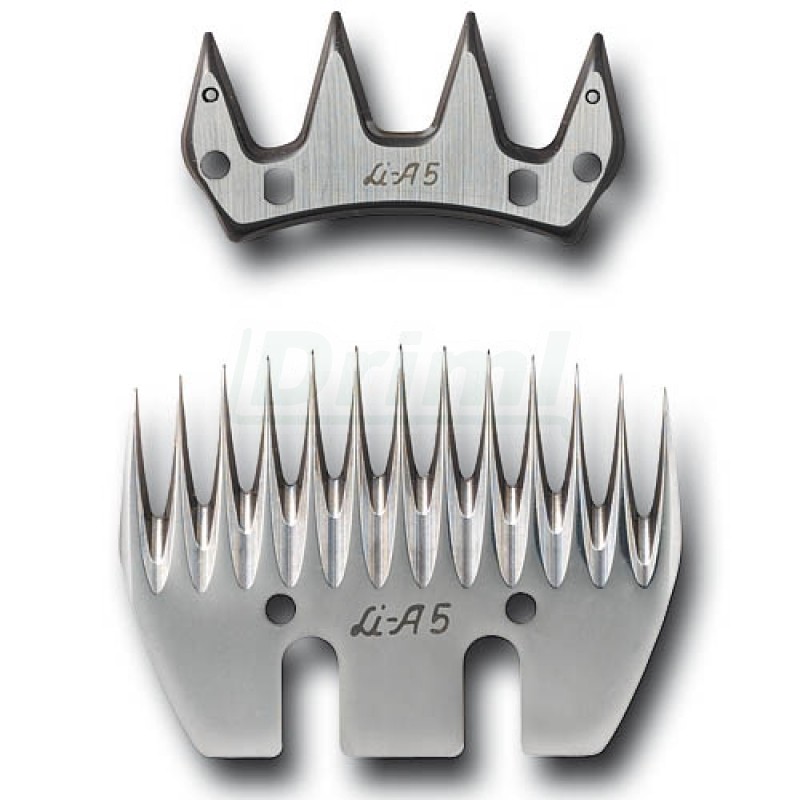 Sada nožů -  horní 4 z + spodní 13 z  pro ovce LISCOP LI A5