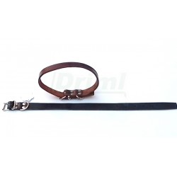 Obojek kožený , délka 65 cm, šířka 4 cm