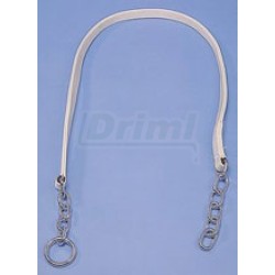 Vazák nylonový 2x prošitý s koncovými řetězy a kruhem 140cm Typ W, 3-rohé oko 8x32mm + 5dílný řetěz 8x43mm