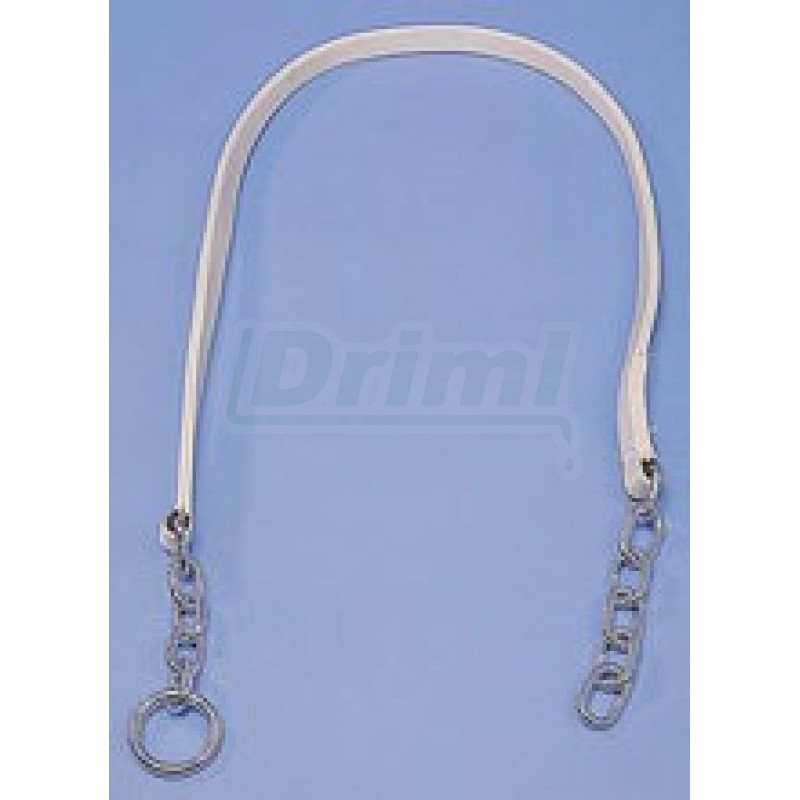 Vazák nylonový 2x prošitý s koncovými řetězy a kruhem 140cm Typ W, 3-rohé oko 8x32mm + 5dílný řetěz 8x43mm