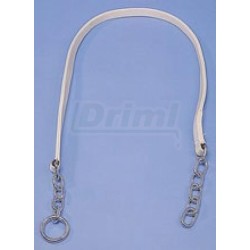 Vazák nylonový 2x prošitý s koncovými řetězy a kruhem 140cm Typ W, 3-rohé oko 8x32mm + 5dílný řetěz 8x43mm