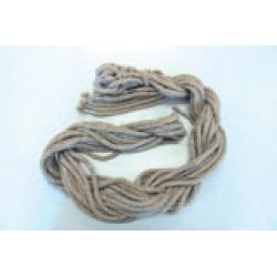 Provaz pro přepravu dobytka 2,5m s okem, 8mm, se svorkami na konci provazu, konopný, poddajný, vhodný na prase