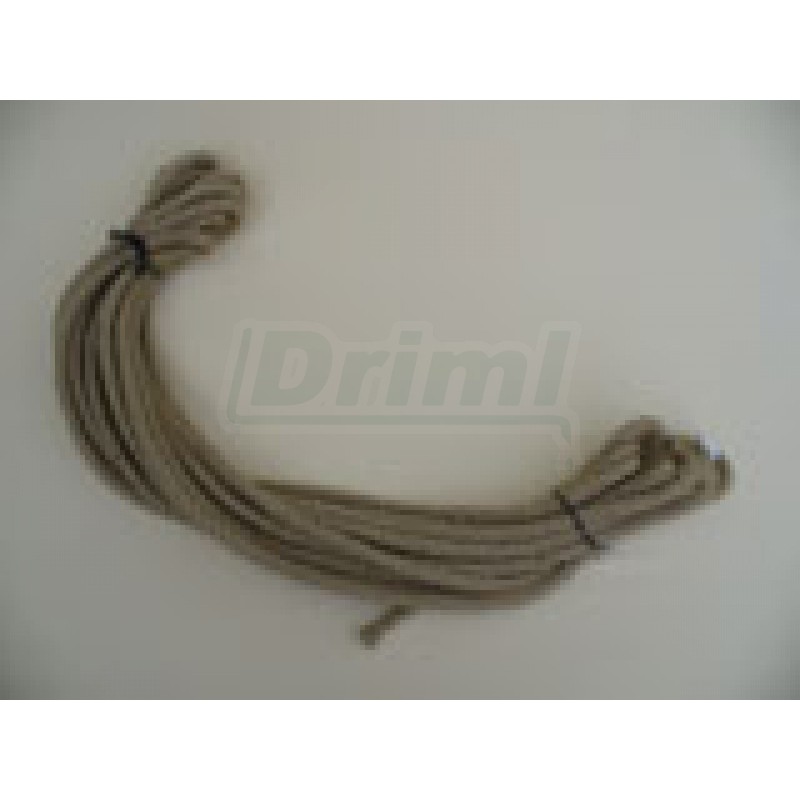 Vazák Ř 11mm lněno konopný 10 m se zapleteným okem