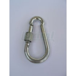 Karabina pozinkovaná s pojišťovací maticí 5x50mm