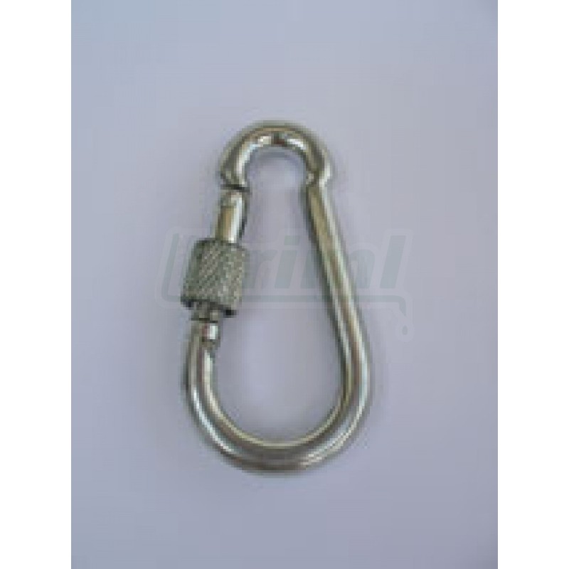 Karabina pozinkovaná s pojišťovací maticí 6x60mm