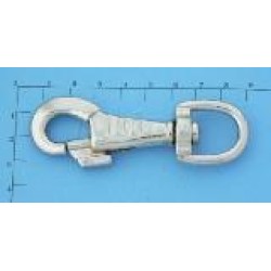 Karabina rychloupínací s kulatým obrtlíkem masivní s prolisem