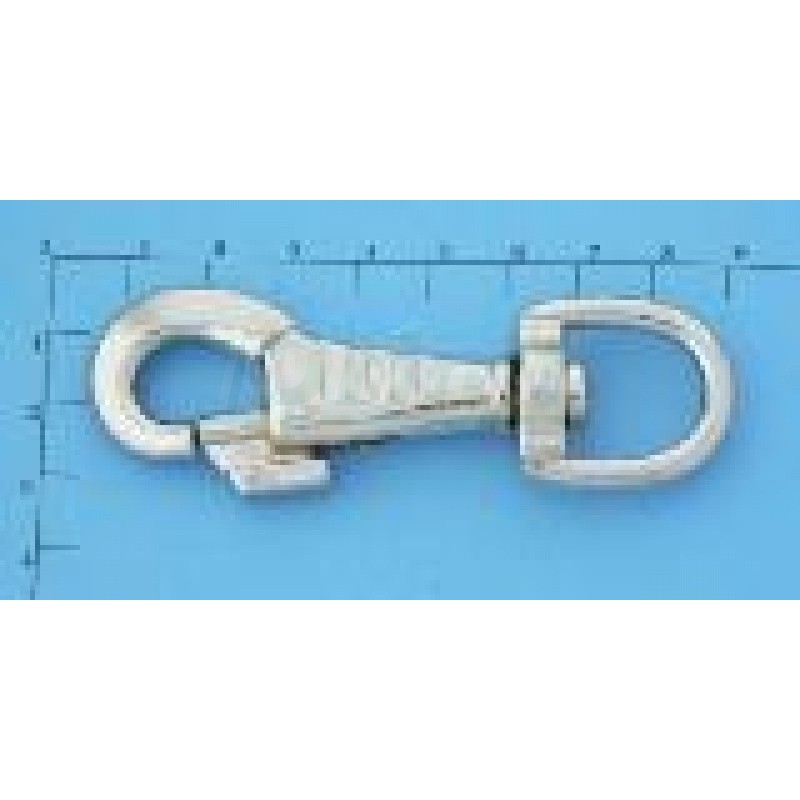 Karabina rychloupínací s kulatým obrtlíkem masivní s prolisem