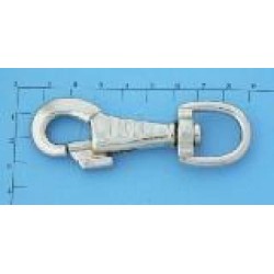 Karabina rychloupínací s kulatým obrtlíkem masivní s prolisem