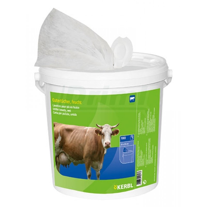 Ubrousky vlhčené 1000ks- hygienické čištění vemene