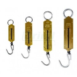 Váha pérová - mincíř 12kg, mosazná stupnice, pro orientační vážení