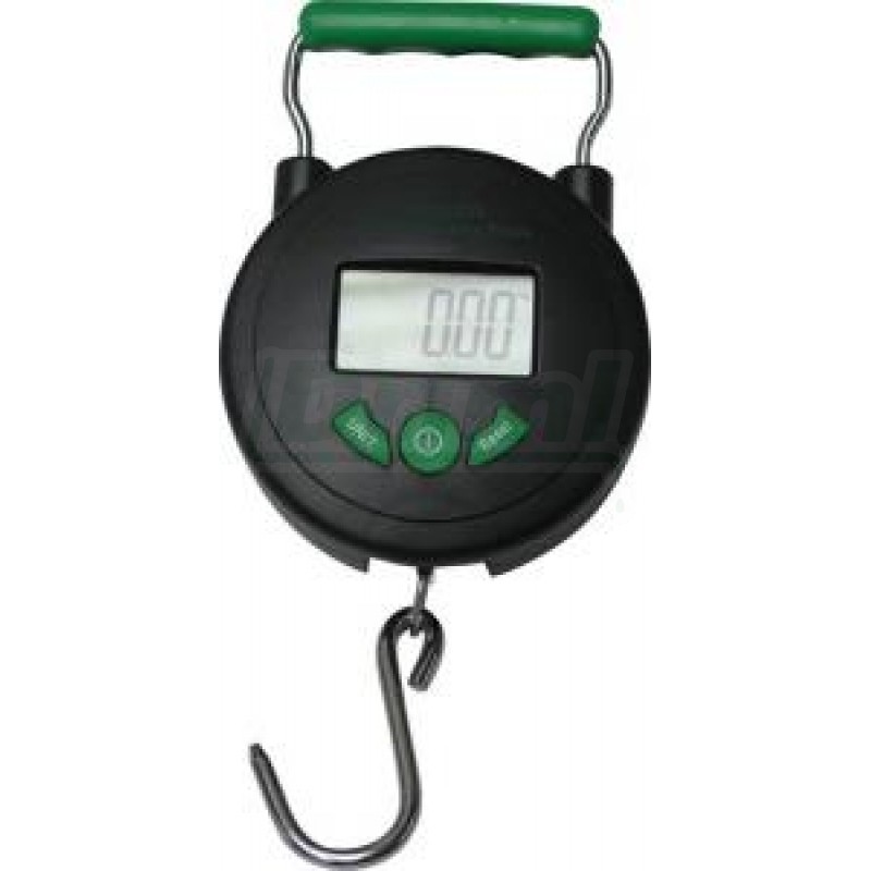 Váha digitální 50 kg s madlem a hákem, s dovažováním a metrem, velká přesnost – 10 g