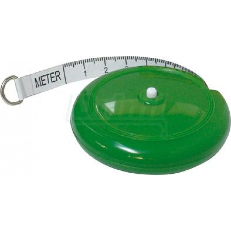 Pásová míra pro dobytek a prasata – orientační určení hmotmosti zvířete, samonavinovací 2,5 m v plastovém pouzdře