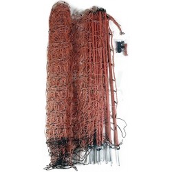 Síť ohradníková OVI 108cm, dvojitá špice,délka 50 m, oranžová