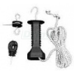 Vchod do ohrady s gumou, až 6 metrů E-line (gumicuk s vodičem)