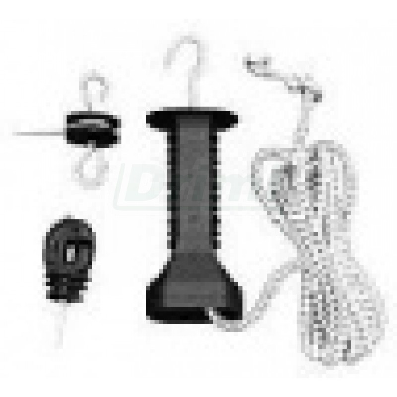 Vchod do ohrady s gumou, až 6 metrů E-line (gumicuk s vodičem)