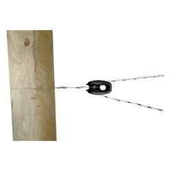 Izolátor rohový napínací – vajíčko s křížovými otvory a drážkami