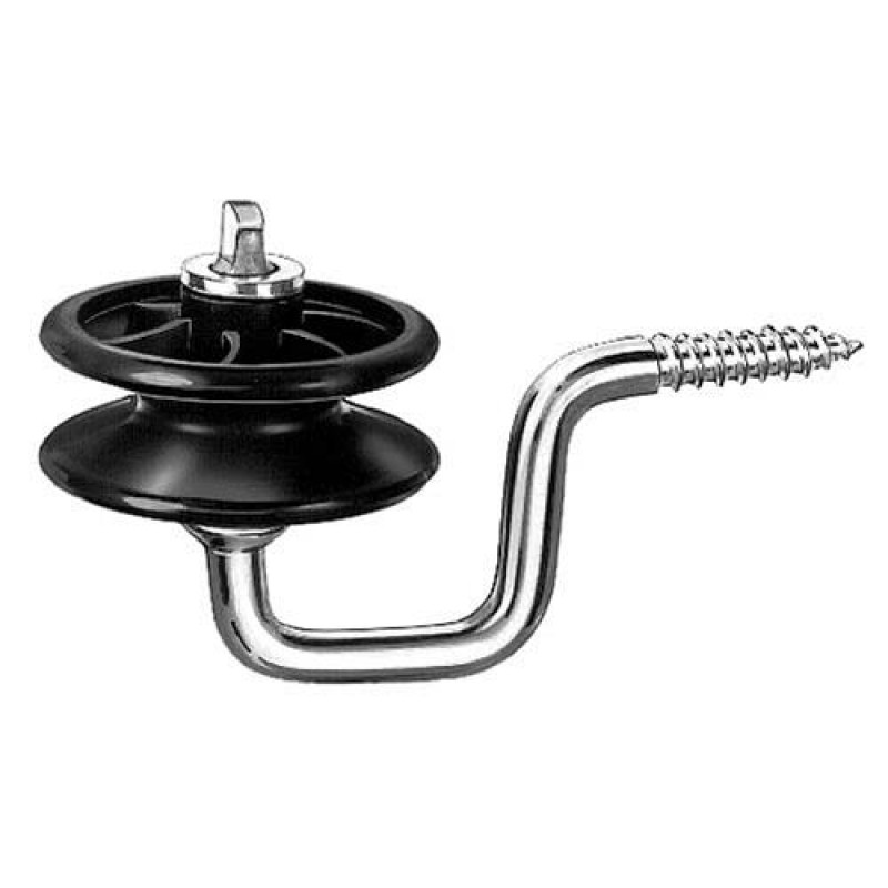 Izolátor rohový napínací s vrutem - kladka