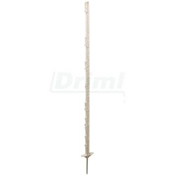 Tyč  plast.  2  nášlapy, 140 cm nad zemí, 11 úchytů