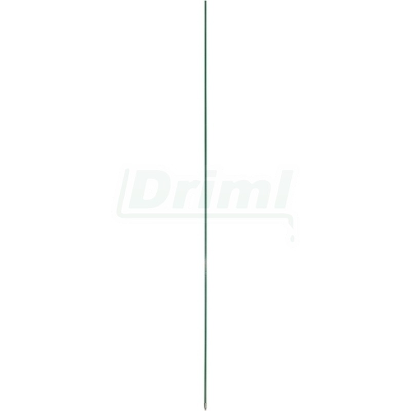 Ohr. tyč sklolaminátová 120 cm s kovovou špičkou zelená