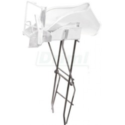 Kastrační vanička ASBRO selata 2 - 9 dnů, nerez, fi xace na zádech hlavou dopředu, svorka na zadní nohy, TOP