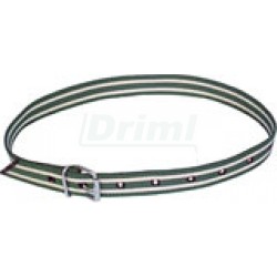 Krční řemen- popruh nylonový tkaný, 120cm s páskovou sponou