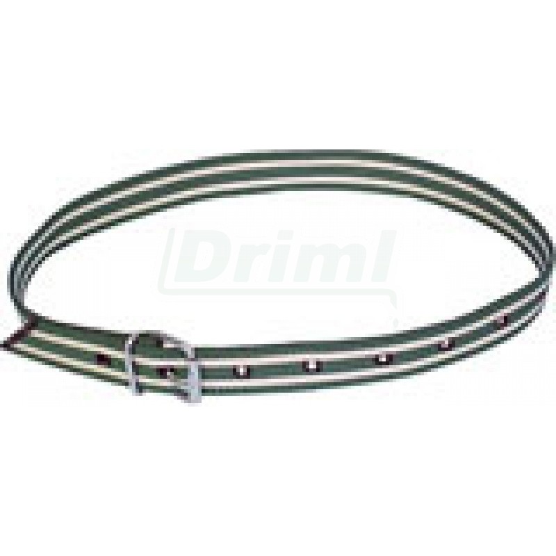 Krční řemen- popruh nylonový tkaný, 120cm s páskovou sponou