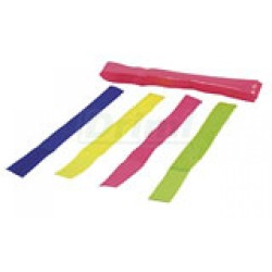 Páska na nohu plast žlutá s laserovým potiskem pro číselné označení krav standard se zámkem 10ks