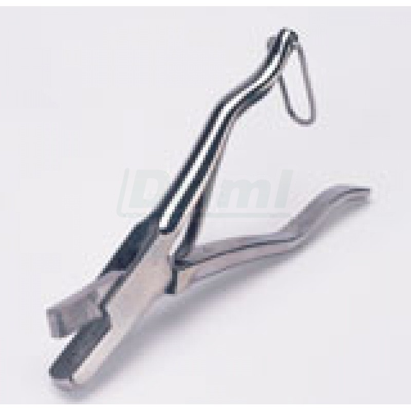 Vrubovací kleště k značení prasat, kapesní, nerez - zaoblený výřez U