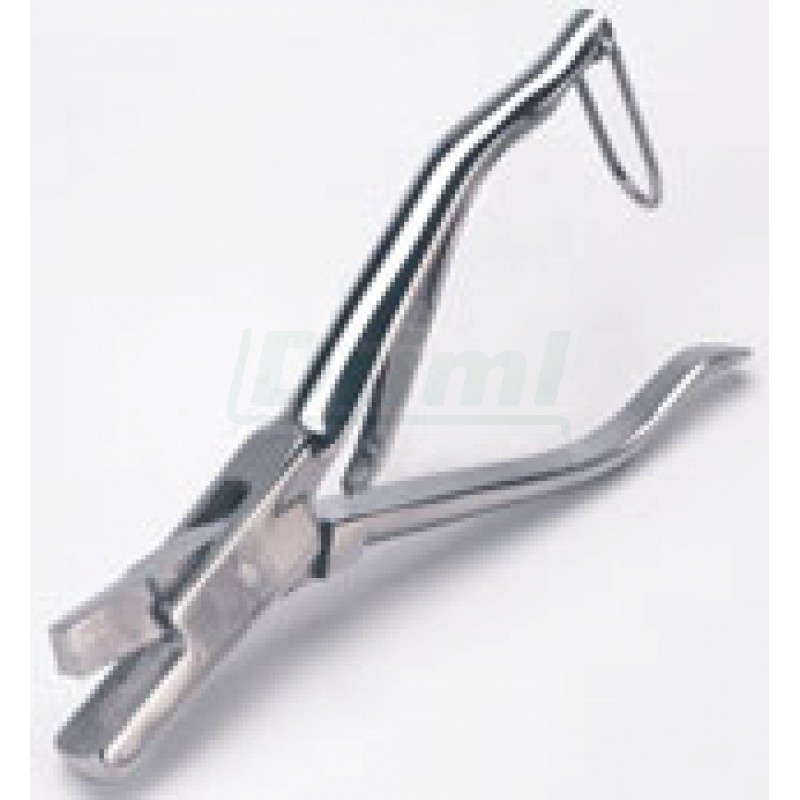 Vrubovací kleště k značení prasat, kapesní,  nerez -  trojlístek