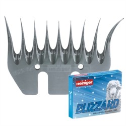 HEINIGER BLIZZARD, 9 zubů, 94 mm, univerzální nůž pro zimní střiž