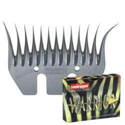 HEINIGER WARRIOR, 13 zubů, 96 mm, nejširší nůž pro střiž kříženců s volnou nohou