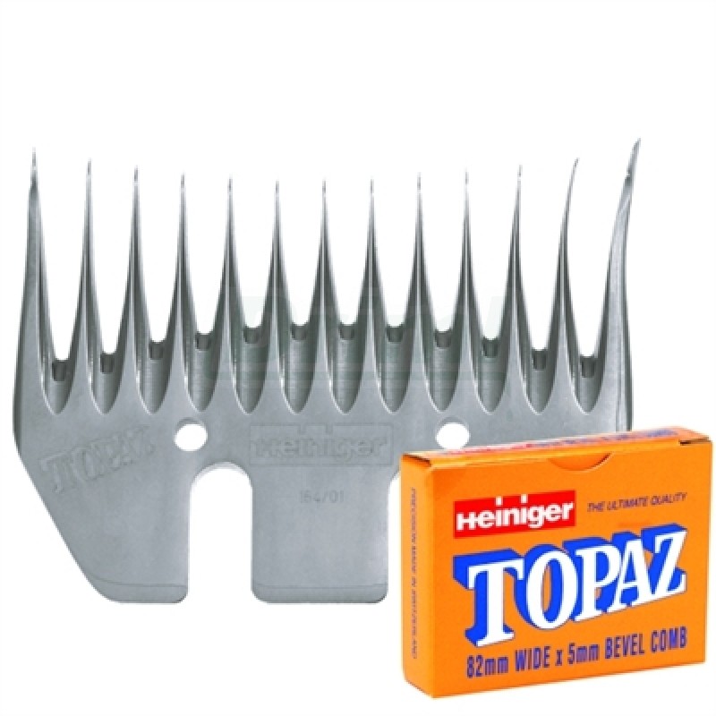 HEINIGER TOPAZ, 13 zubů, 82 mm, univerzální pro všechny typy vlny