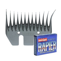 HEINIGER RAPIER, 13 zubů, 86 mm, s přímým zubem do vlhké a lepivé vlny