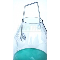 Konev na dojení s úchytem, plastová, objem 32 l, průhledná,