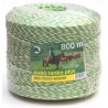 EURO lanko PE,13 ?/ 100m, 800m, ?  3mm, bílo žluto zelené, 3x 0,25mm  pocínovaná měď, pevnost  120 kg