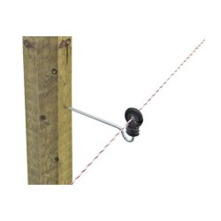 Izolátor kruhový na lanko pro předsazenou ohradu, distanc 16 cm, vrut 6 mm